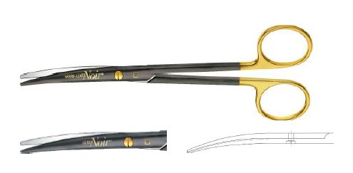 Ноір Лексер ножиці вигнуті хвильова заточка 165 мм